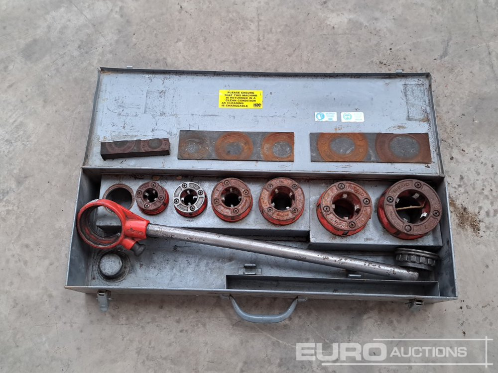 İnşaat ekipmanı Ridgid 11R Pipe Treader Set: fotoğraf 8