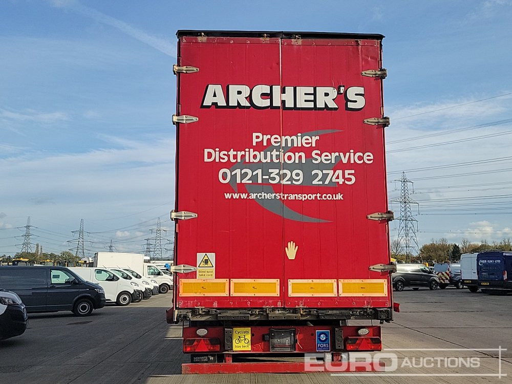 Schmidtz Tri Axle Curtainsider Trailer - Tenteli dorse: fotoğraf 4 Schmidtz Tri Axle Curtainsider Trailer - Tenteli dorse: fotoğraf 4