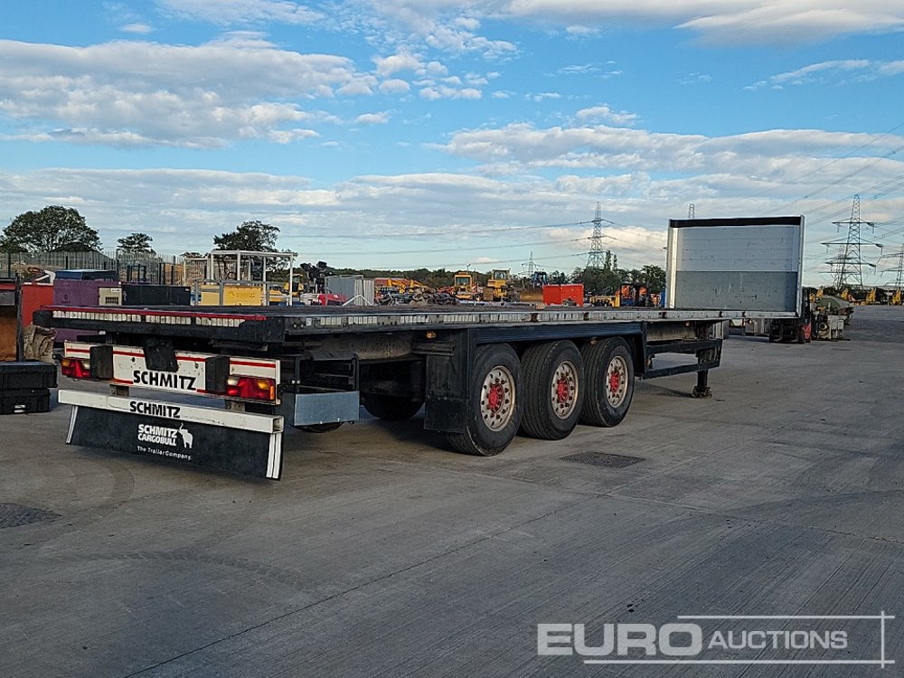 Schmitz Tri Axle Flatbed Trailer - Açık/ Sal dorse: fotoğraf 5 Schmitz Tri Axle Flatbed Trailer - Açık/ Sal dorse: fotoğraf 5