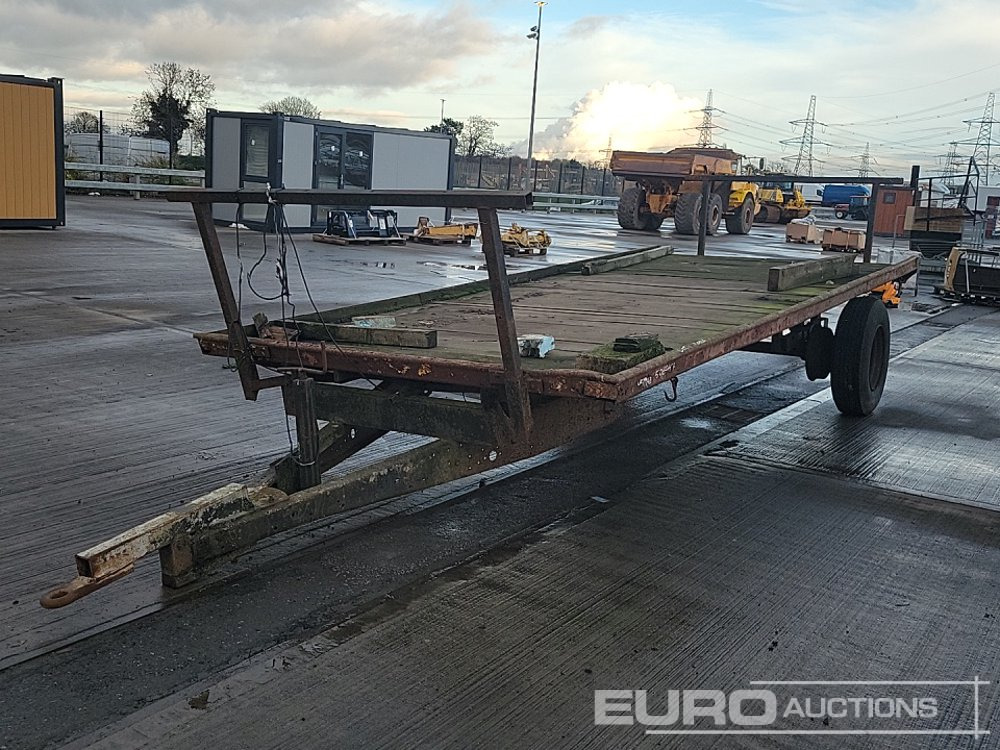 Single Axle Draw Bar Flatbed Trailer - Traktör römorku: fotoğraf 1 Single Axle Draw Bar Flatbed Trailer - Traktör römorku: fotoğraf 1