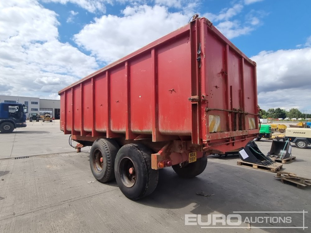 Thynne Twin Axle Draw Bar Hydraulic Bulk Tipping Trailer, Aluminium Body - Traktör römorku: fotoğraf 3 Thynne Twin Axle Draw Bar Hydraulic Bulk Tipping Trailer, Aluminium Body - Traktör römorku: fotoğraf 3