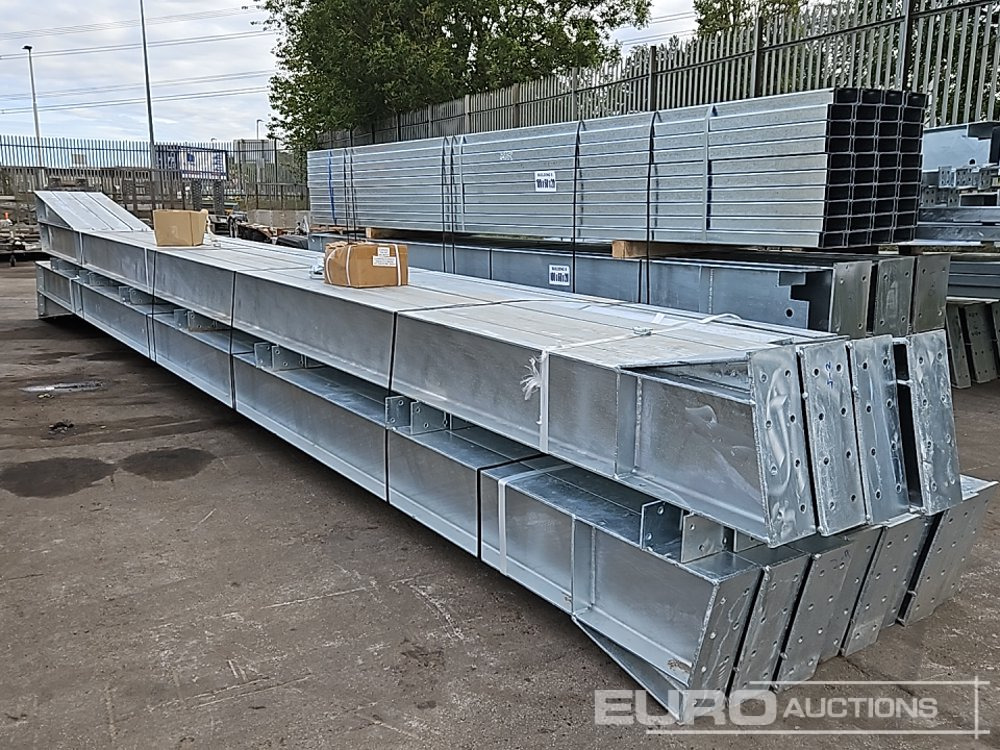 Unused 100' x 60' 20' Galvanized Steel Framed Building with Purlins (Drawings Available) - Konut konteyneri: fotoğraf 1 Unused 100' x 60' 20' Galvanized Steel Framed Building with Purlins (Drawings Available) - Konut konteyneri: fotoğraf 1