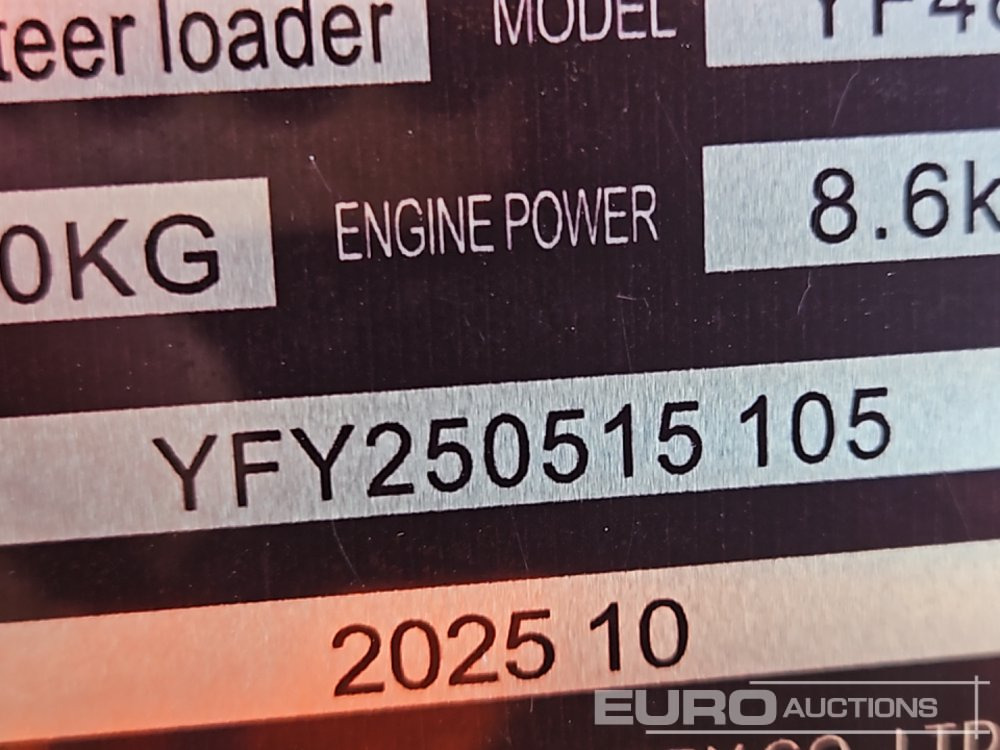 Unused 2025 Infront YF480 - Mini yükleyici: fotoğraf 2 Unused 2025 Infront YF480 - Mini yükleyici: fotoğraf 2