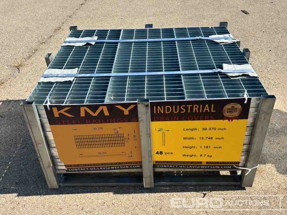 Unused 2025 KMY Industrial Steel Grating (48 of) - İnşaat ekipmanı: fotoğraf 4 Unused 2025 KMY Industrial Steel Grating (48 of) - İnşaat ekipmanı: fotoğraf 4