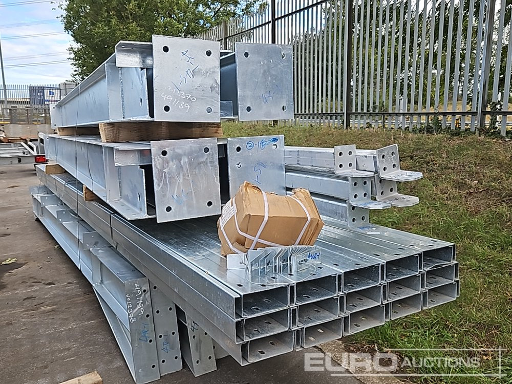 Unused 60' x 30' 16' Galvanized Steel Framed Building with Purlins (Drawings Available) - Konut konteyneri: fotoğraf 1 Unused 60' x 30' 16' Galvanized Steel Framed Building with Purlins (Drawings Available) - Konut konteyneri: fotoğraf 1