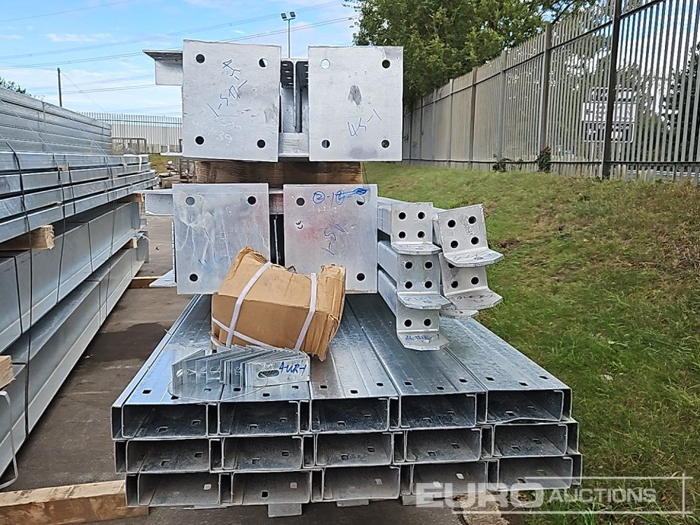 Unused 60' x 30' 16' Galvanized Steel Framed Building with Purlins (Drawings Available) - Konut konteyneri: fotoğraf 2 Unused 60' x 30' 16' Galvanized Steel Framed Building with Purlins (Drawings Available) - Konut konteyneri: fotoğraf 2