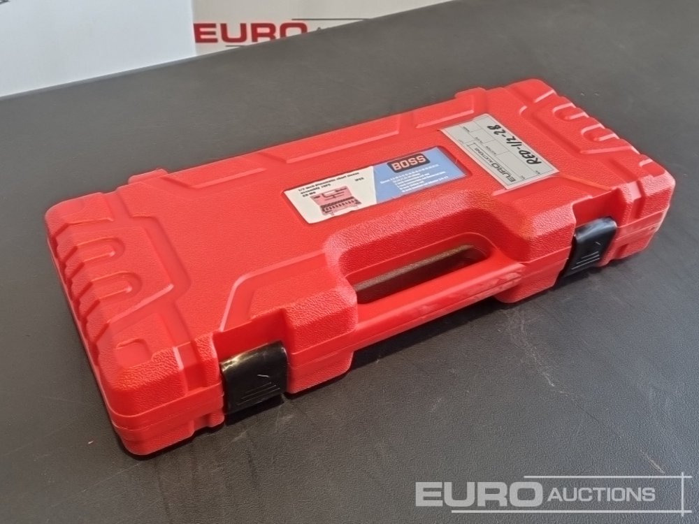 Unused Boss 1/2" 28pc Pneumatic Short Sleeve Socket Set, 3" Connecting Rod, 5" Connecting Rod Universal Joint, 10" Sliding Rod, 10" Bending Rod Adapter 3/4"-1/2" - Garaj ekipman: fotoğraf 1 Unused Boss 1/2" 28pc Pneumatic Short Sleeve Socket Set, 3" Connecting Rod, 5" Connecting Rod Universal Joint, 10" Sliding Rod, 10" Bending Rod Adapter 3/4"-1/2" - Garaj ekipman: fotoğraf 1