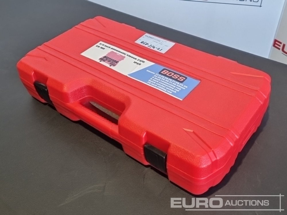 Unused Boss 3/4" 21pc Heavy Duty Pneumatic Socket Set, 4" Connecting Rod, 8" Connecting Rod, Quick Ratchet Wrench, 20" Sliding Rod - Garaj ekipman: fotoğraf 3 Unused Boss 3/4" 21pc Heavy Duty Pneumatic Socket Set, 4" Connecting Rod, 8" Connecting Rod, Quick Ratchet Wrench, 20" Sliding Rod - Garaj ekipman: fotoğraf 3