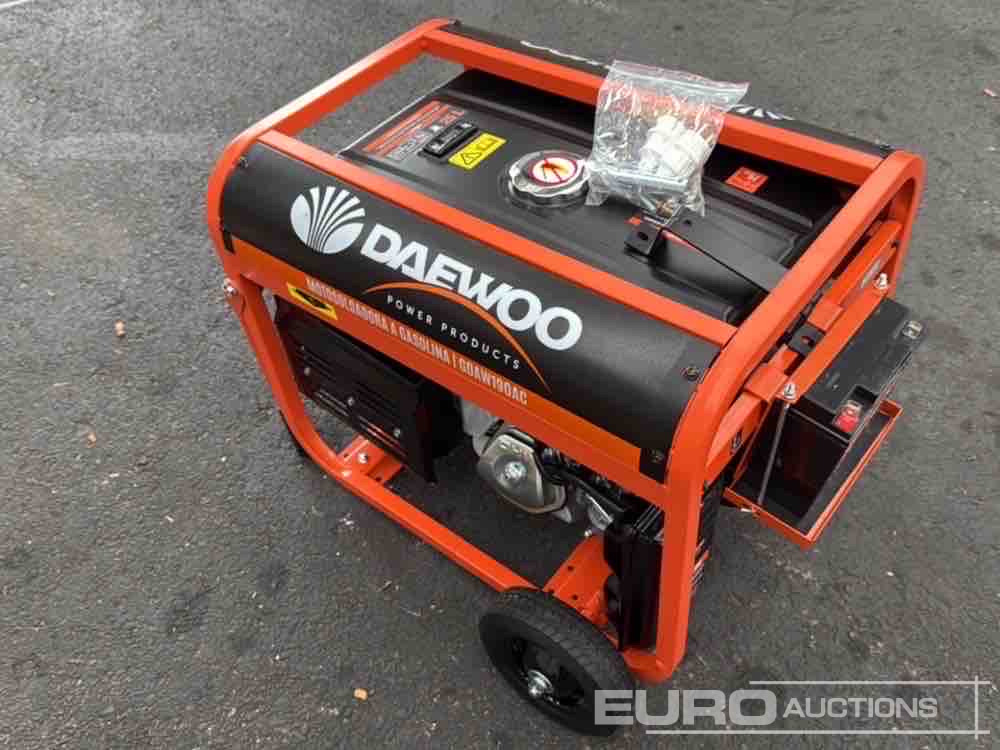 Unused Daewoo GDAW190AC 3.6Kw Petrol Generator - Motor: fotoğraf 3 Unused Daewoo GDAW190AC 3.6Kw Petrol Generator - Motor: fotoğraf 3