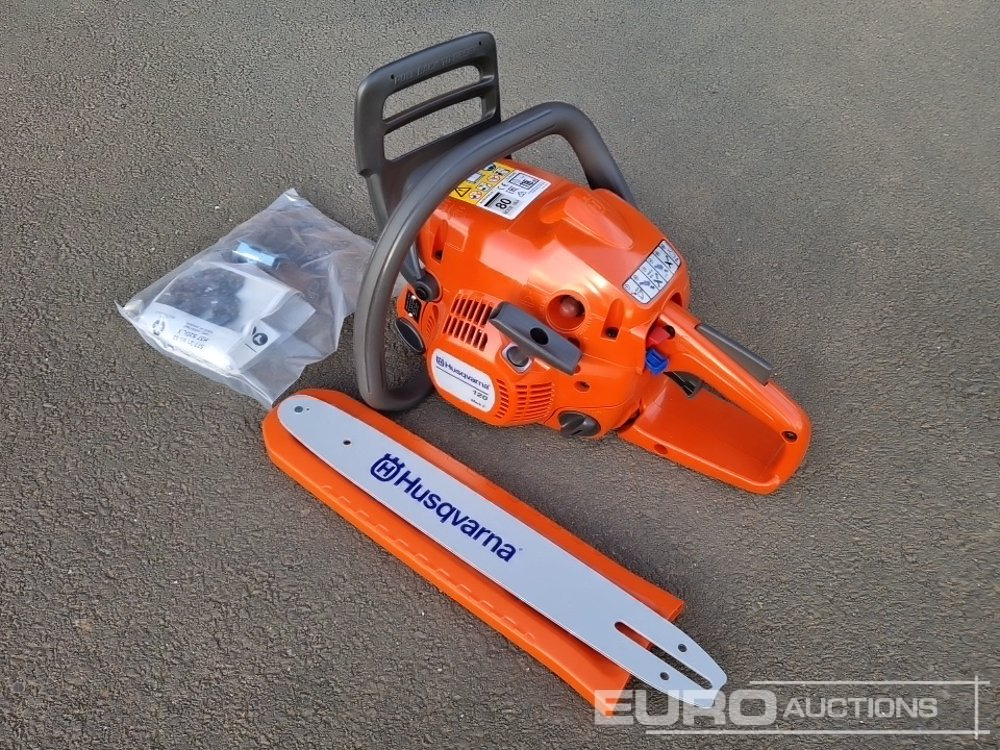 Unused Husqvarna 120 Mark II 14" Petrol Chain Saw - Garaj ekipman: fotoğraf 3 Unused Husqvarna 120 Mark II 14" Petrol Chain Saw - Garaj ekipman: fotoğraf 3