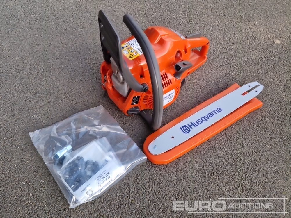 Unused Husqvarna 120 Mark II 14" Petrol Chain Saw - Garaj ekipman: fotoğraf 1 Unused Husqvarna 120 Mark II 14" Petrol Chain Saw - Garaj ekipman: fotoğraf 1