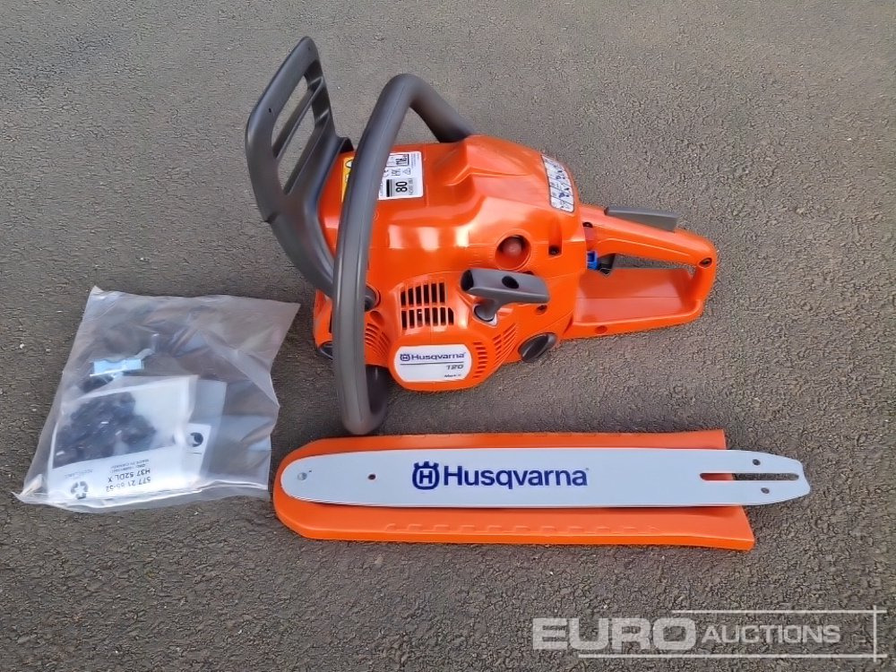Unused Husqvarna 120 Mark II 14" Petrol Chain Saw - Garaj ekipman: fotoğraf 2 Unused Husqvarna 120 Mark II 14" Petrol Chain Saw - Garaj ekipman: fotoğraf 2