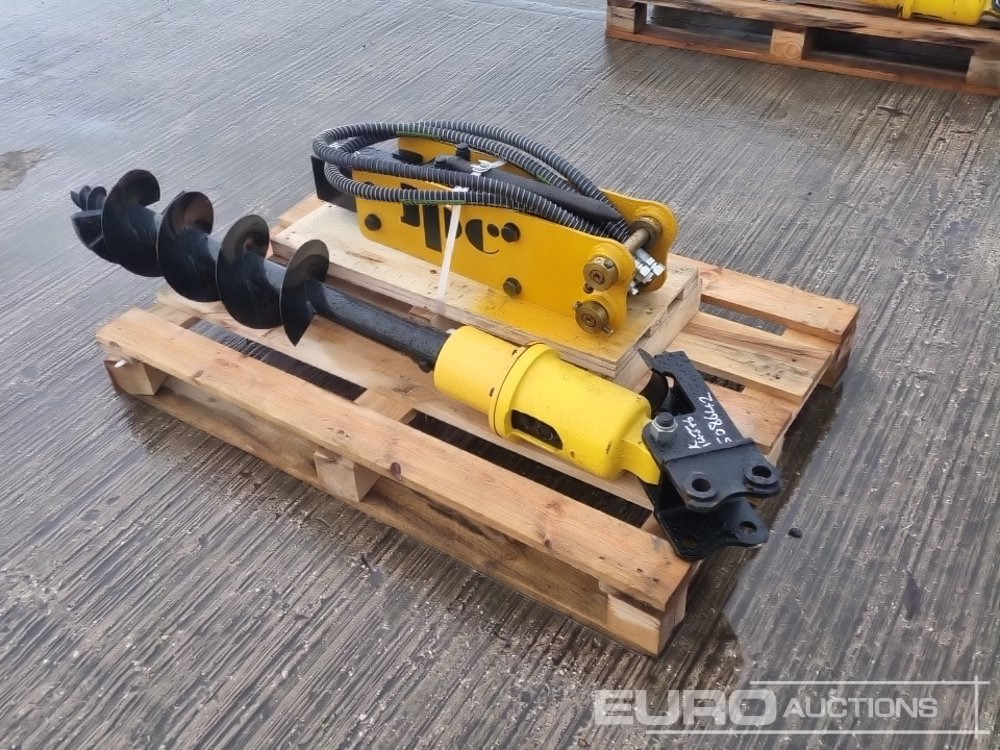 Unused JPC Hydraulic Breaker & 200mm Hydraulic Auger Flight & Drive 25mm Pin to suit Mini Excavator - Hidrolik kırıcı: fotoğraf 3 Unused JPC Hydraulic Breaker & 200mm Hydraulic Auger Flight & Drive 25mm Pin to suit Mini Excavator - Hidrolik kırıcı: fotoğraf 3