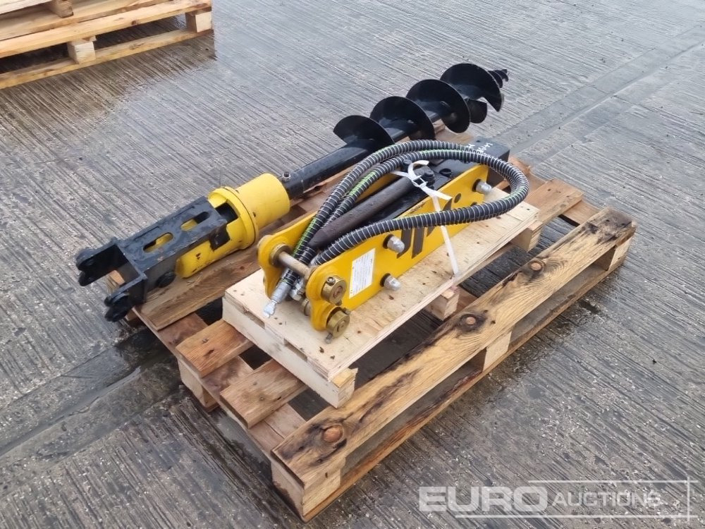 Unused JPC Hydraulic Breaker & 200mm Hydraulic Auger Flight & Drive 25mm Pin to suit Mini Excavator - Hidrolik kırıcı: fotoğraf 5 Unused JPC Hydraulic Breaker & 200mm Hydraulic Auger Flight & Drive 25mm Pin to suit Mini Excavator - Hidrolik kırıcı: fotoğraf 5