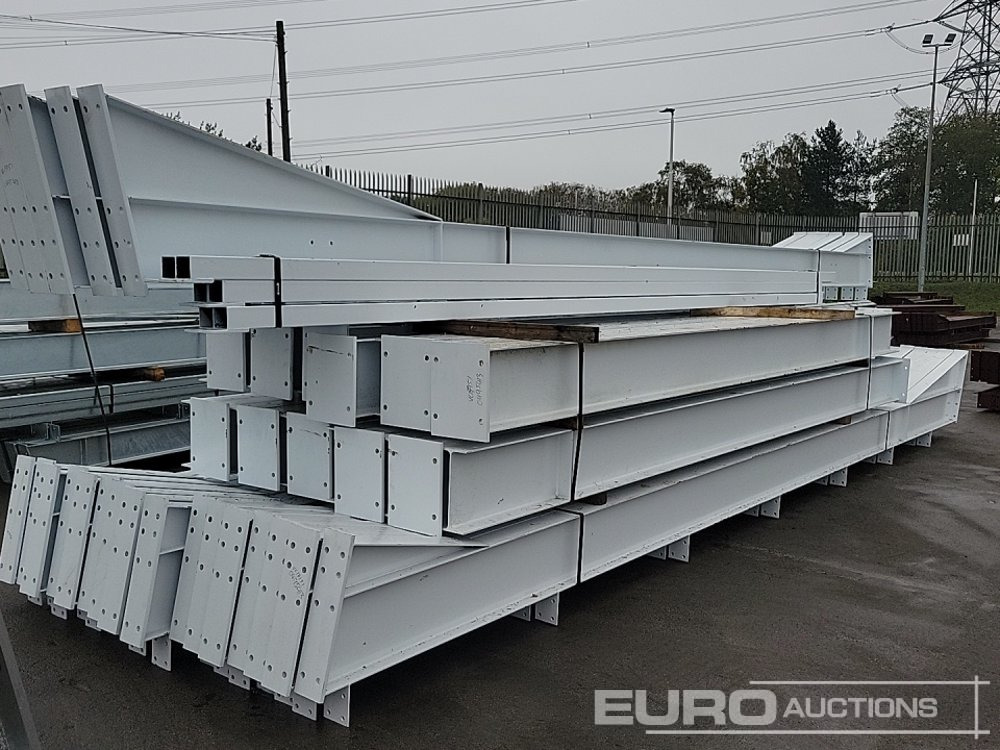 Unused Steel Frame Building 200’x60’x20’. 10no 20’ Bays.12.5° Roof Pitch. Purlin Cleats Spaced To Accept Fibre Cement or Steel Roof Sheets 22no Columns 356x171x45kg 22no Rafters 356x127x33kg 4no Roof - Konut konteyneri: fotoğraf 5 Unused Steel Frame Building 200’x60’x20’. 10no 20’ Bays.12.5° Roof Pitch. Purlin Cleats Spaced To Accept Fibre Cement or Steel Roof Sheets 22no Columns 356x171x45kg 22no Rafters 356x127x33kg 4no Roof - Konut konteyneri: fotoğraf 5