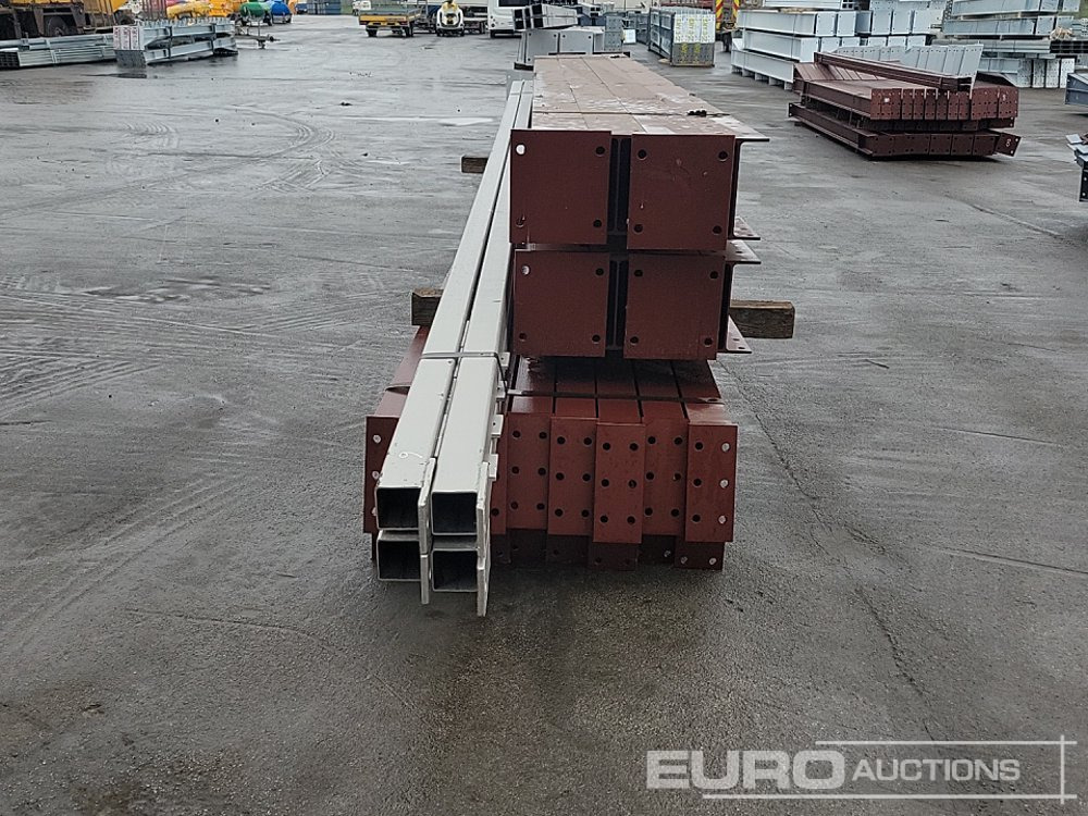 Unused Steel Frame Building 60’x40’x16’. 3no 20’ Bays. 12.5° Roof Pitch. Purlin Cleats Spaced To Accept Fibre Cement Or Steel Roof Sheets. 8no Columns 254x146x31kg 8no Rafters 254x102x25kg 2no Roof Br - Konut konteyneri: fotoğraf 4 Unused Steel Frame Building 60’x40’x16’. 3no 20’ Bays. 12.5° Roof Pitch. Purlin Cleats Spaced To Accept Fibre Cement Or Steel Roof Sheets. 8no Columns 254x146x31kg 8no Rafters 254x102x25kg 2no Roof Br - Konut konteyneri: fotoğraf 4
