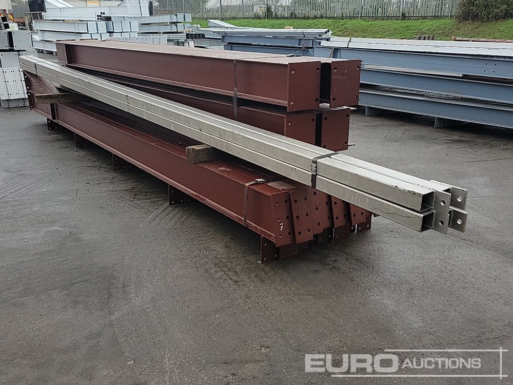 Unused Steel Frame Building 60’x40’x16’. 3no 20’ Bays. 12.5° Roof Pitch. Purlin Cleats Spaced To Accept Fibre Cement Or Steel Roof Sheets. 8no Columns 254x146x31kg 8no Rafters 254x102x25kg 2no Roof Br - Konut konteyneri: fotoğraf 3 Unused Steel Frame Building 60’x40’x16’. 3no 20’ Bays. 12.5° Roof Pitch. Purlin Cleats Spaced To Accept Fibre Cement Or Steel Roof Sheets. 8no Columns 254x146x31kg 8no Rafters 254x102x25kg 2no Roof Br - Konut konteyneri: fotoğraf 3
