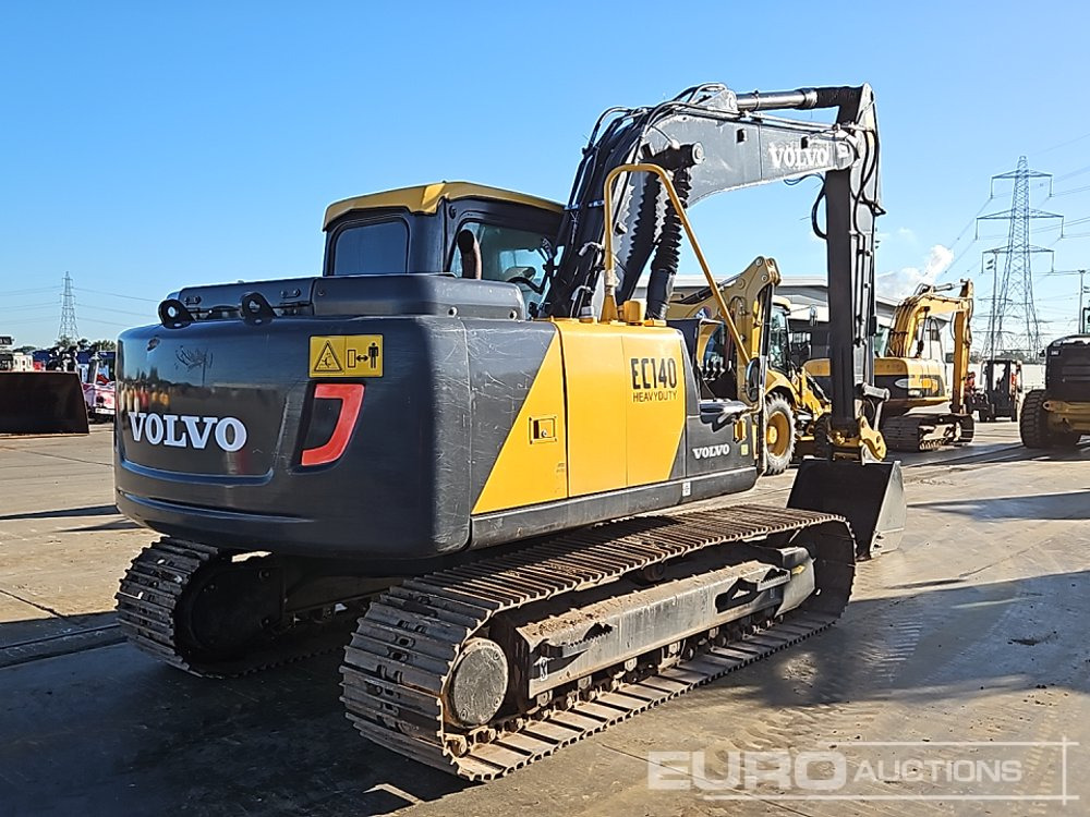 Volvo EC140EL - Paletli ekskavatör: fotoğraf 5 Volvo EC140EL - Paletli ekskavatör: fotoğraf 5