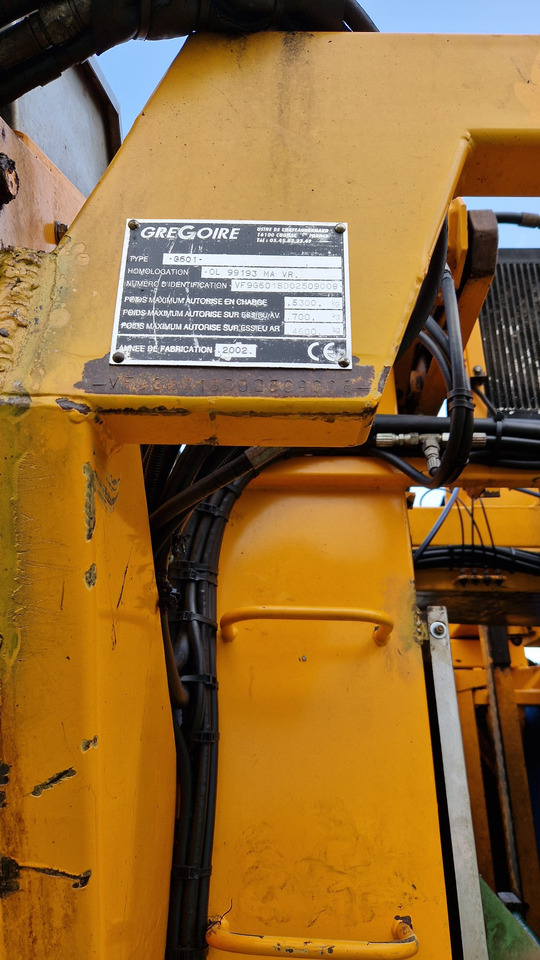 Vendemmiatrice usata Grégoire G60I - Üzüm hasat makinası: fotoğraf 5 Vendemmiatrice usata Grégoire G60I - Üzüm hasat makinası: fotoğraf 5