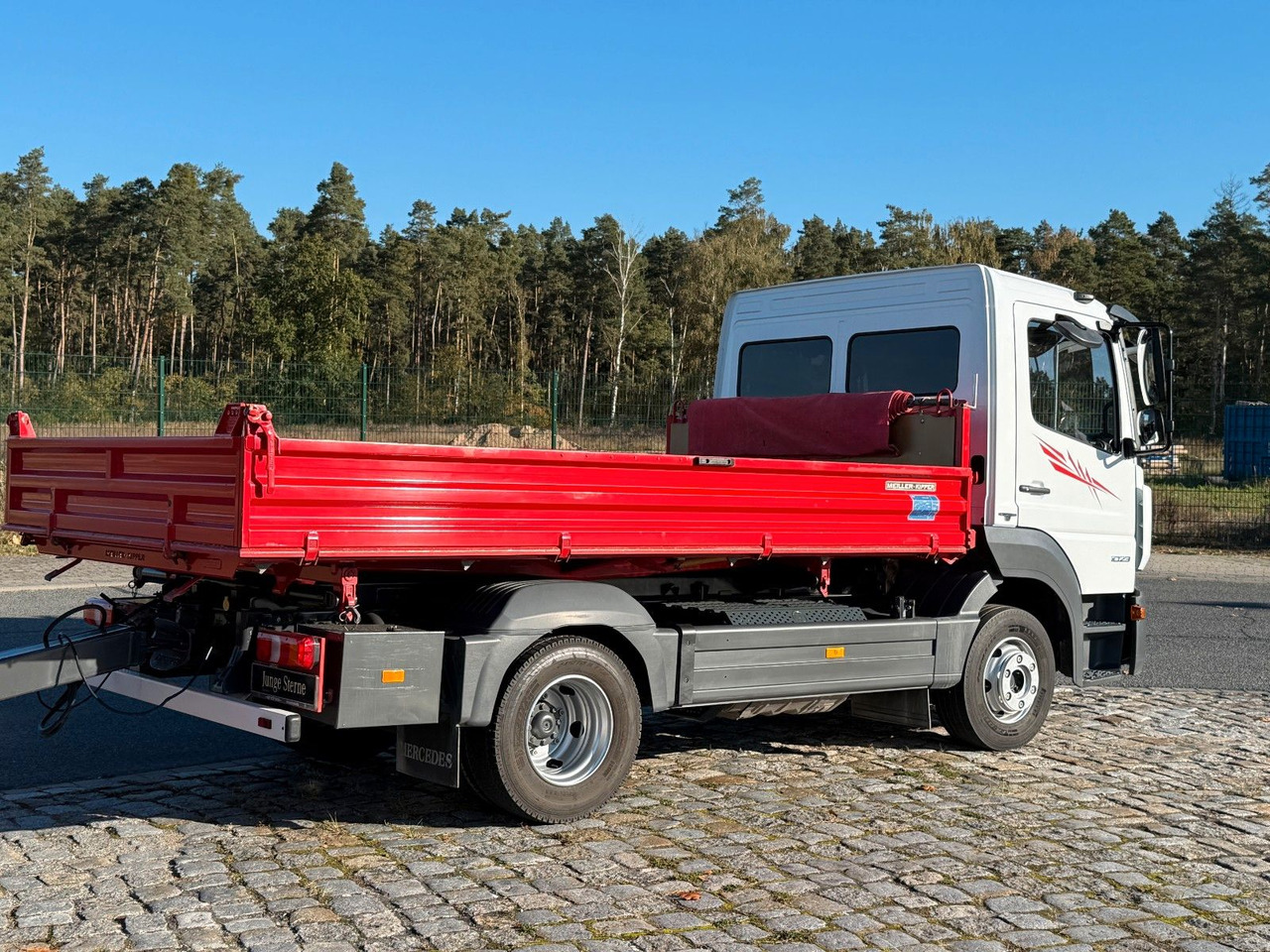 Mercedes-Benz Atego 1023 + Anhänger Dreiseitenkipper - Damperli kamyon: fotoğraf 5 Mercedes-Benz Atego 1023 + Anhänger Dreiseitenkipper - Damperli kamyon: fotoğraf 5