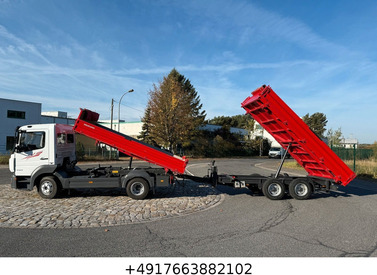Mercedes-Benz Atego 1023 + Anhänger Dreiseitenkipper - Damperli kamyon: fotoğraf 2 Mercedes-Benz Atego 1023 + Anhänger Dreiseitenkipper - Damperli kamyon: fotoğraf 2