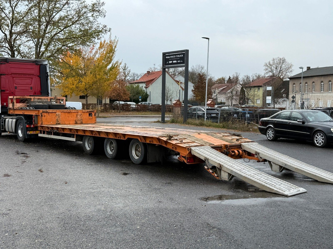 Möslein ST3/Teleskop 3.5m/Lenkachse/Rampen - Alçak çerçeveli platform dorse: fotoğraf 2 Möslein ST3/Teleskop 3.5m/Lenkachse/Rampen - Alçak çerçeveli platform dorse: fotoğraf 2