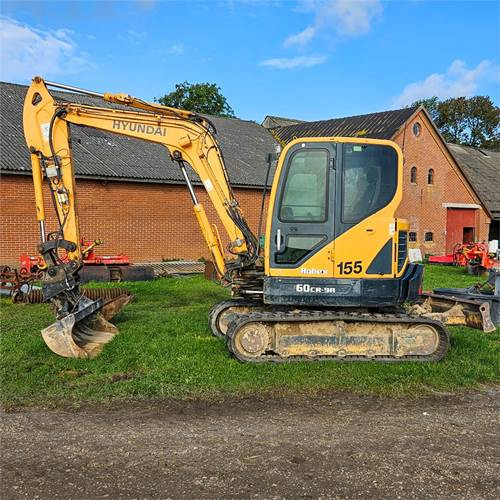 Hyundai Robex 60CR-9A - Mini ekskavatör: fotoğraf 2 Hyundai Robex 60CR-9A - Mini ekskavatör: fotoğraf 2