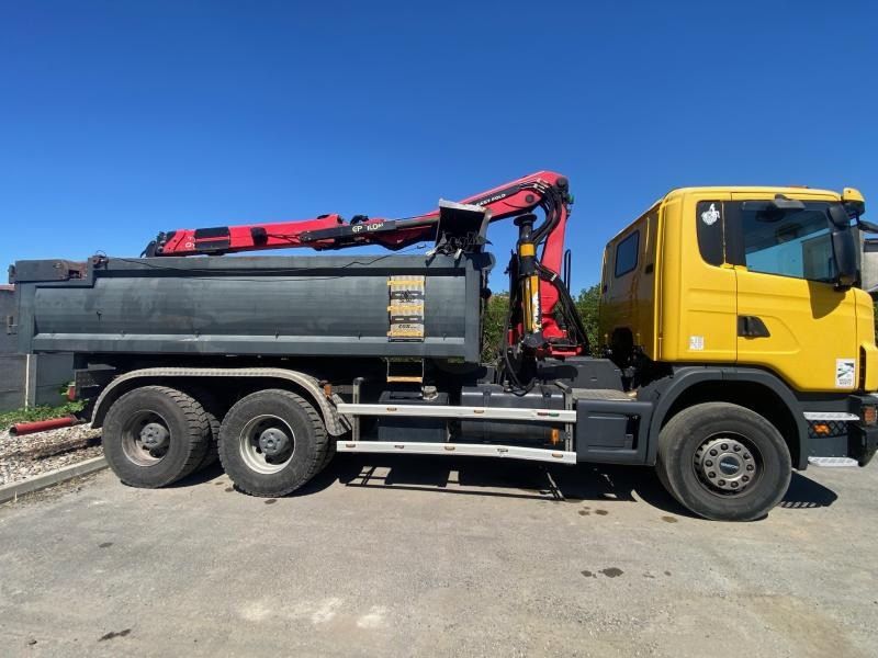Scania G 440 - Damperli kamyon, Vinçli kamyon: fotoğraf 1 Scania G 440 - Damperli kamyon, Vinçli kamyon: fotoğraf 1