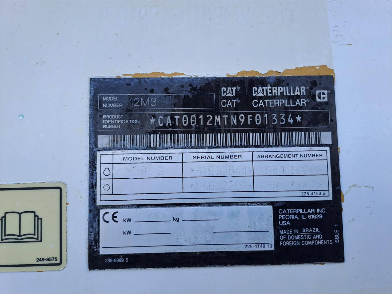 CAT 12M3 - Greyder: fotoğraf 5 CAT 12M3 - Greyder: fotoğraf 5