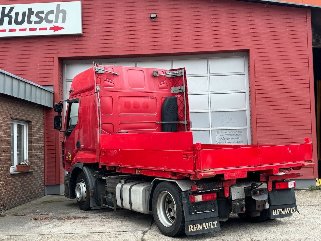 Renault Premium 450 verstellbare Sattelplatte, AHK - Çekici: fotoğraf 2 Renault Premium 450 verstellbare Sattelplatte, AHK - Çekici: fotoğraf 2