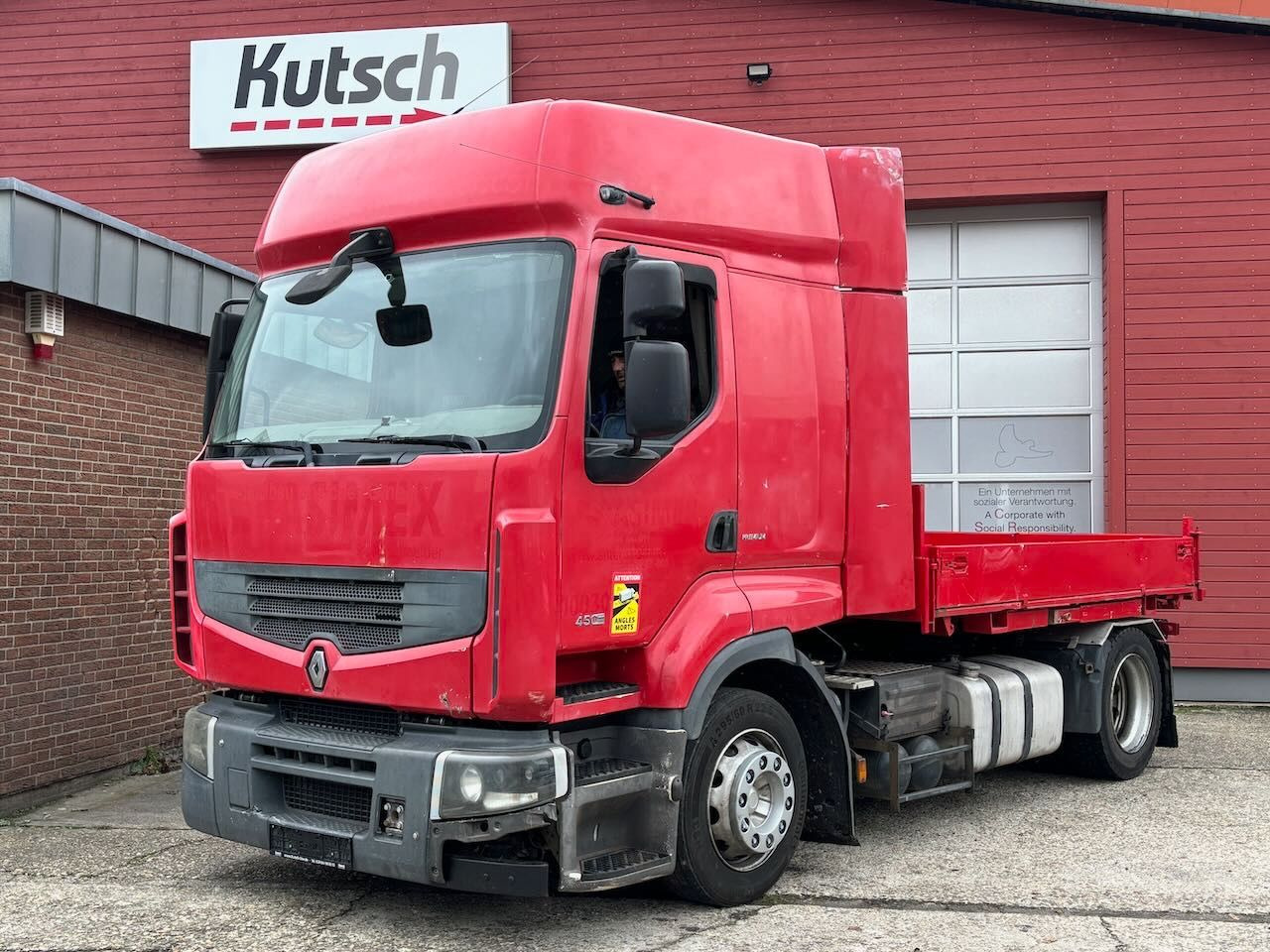 Renault Premium 450 verstellbare Sattelplatte, AHK - Çekici: fotoğraf 4 Renault Premium 450 verstellbare Sattelplatte, AHK - Çekici: fotoğraf 4