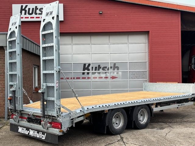 Müller-Mitteltal ETÜTAR 14,4 Plateau, LED Runduml. Containerver - Alçak çerçeveli platform römork: fotoğraf 1 Müller-Mitteltal ETÜTAR 14,4 Plateau, LED Runduml. Containerver - Alçak çerçeveli platform römork: fotoğraf 1