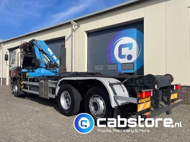 DAF CF 85.340 6X2 Euro 3 - Haakarm containersystem - Hooklift - Abrollkipper - Year 2004 - HMF 1680-K2 Crane - Grua - Ladekran - Autolaadkraan - Kancalı yükleyici kamyon, Vinçli kamyon: fotoğraf 2 DAF CF 85.340 6X2 Euro 3 - Haakarm containersystem - Hooklift - Abrollkipper - Year 2004 - HMF 1680-K2 Crane - Grua - Ladekran - Autolaadkraan - Kancalı yükleyici kamyon, Vinçli kamyon: fotoğraf 2