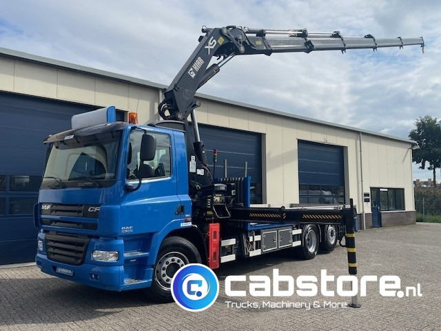 DAF CF 85.360 FAN 6x2 Euro 5 - Open laadbak + HIAB XS 377 EP-5 Hipro laadkraan - Remote control - Bouwjaar 2006 - Zeer goede conditie - Sal/ Açık kasa kamyon, Vinçli kamyon: fotoğraf 1 DAF CF 85.360 FAN 6x2 Euro 5 - Open laadbak + HIAB XS 377 EP-5 Hipro laadkraan - Remote control - Bouwjaar 2006 - Zeer goede conditie - Sal/ Açık kasa kamyon, Vinçli kamyon: fotoğraf 1