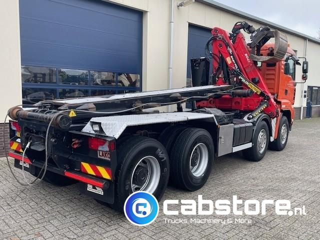 MAN TGA 41.440 8X4 BB Palfinger Epsilon Z-Kraan bouwjaar 2011 + NCH 30 Ton's Kabel-containersyteem - Handgeschakeld - Bouwjaar 2007 - Km 582.782 - Vinçli kamyon: fotoğraf 4 MAN TGA 41.440 8X4 BB Palfinger Epsilon Z-Kraan bouwjaar 2011 + NCH 30 Ton's Kabel-containersyteem - Handgeschakeld - Bouwjaar 2007 - Km 582.782 - Vinçli kamyon: fotoğraf 4