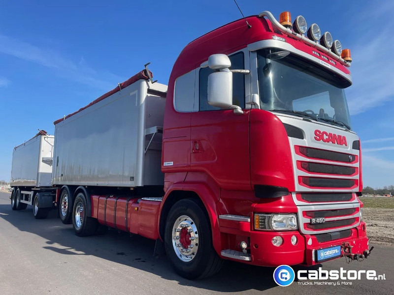 Scania R450 LB6X2*4HNB Euro 6 - Year 2016 - RETARDER - ALUMINIUM kipper + FLOOR kipper aanhangwagen - Good Condition !! - Damperli kamyon: fotoğraf 2 Scania R450 LB6X2*4HNB Euro 6 - Year 2016 - RETARDER - ALUMINIUM kipper + FLOOR kipper aanhangwagen - Good Condition !! - Damperli kamyon: fotoğraf 2