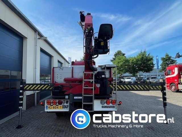 Sal/ Açık kasa kamyon, Vinçli kamyon Scania R520 LB6X2*4HNB Euro 6 - Bouwjaar 2013 - Highline - Opticruise  - Open box + Palfinger PK 24001-K B Autolaadkraan - Good condition !: fotoğraf 9