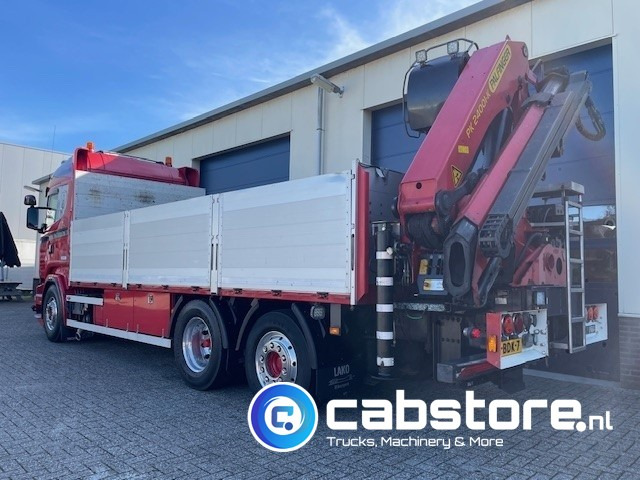 Scania R520 LB6X2*4HNB Euro 6 - Bouwjaar 2013 - Highline - Opticruise - Open box + Palfinger PK 24001-K B Autolaadkraan - Good condition ! - Sal/ Açık kasa kamyon, Vinçli kamyon: fotoğraf 5 Scania R520 LB6X2*4HNB Euro 6 - Bouwjaar 2013 - Highline - Opticruise - Open box + Palfinger PK 24001-K B Autolaadkraan - Good condition ! - Sal/ Açık kasa kamyon, Vinçli kamyon: fotoğraf 5