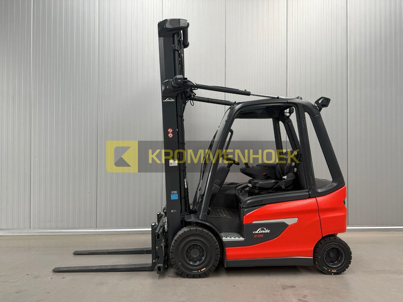 Linde E 25 Triplex 7410 mm - Elektrikli forklift: fotoğraf 1 Linde E 25 Triplex 7410 mm - Elektrikli forklift: fotoğraf 1