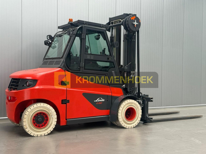 Linde E 80-900 - Elektrikli forklift: fotoğraf 4 Linde E 80-900 - Elektrikli forklift: fotoğraf 4