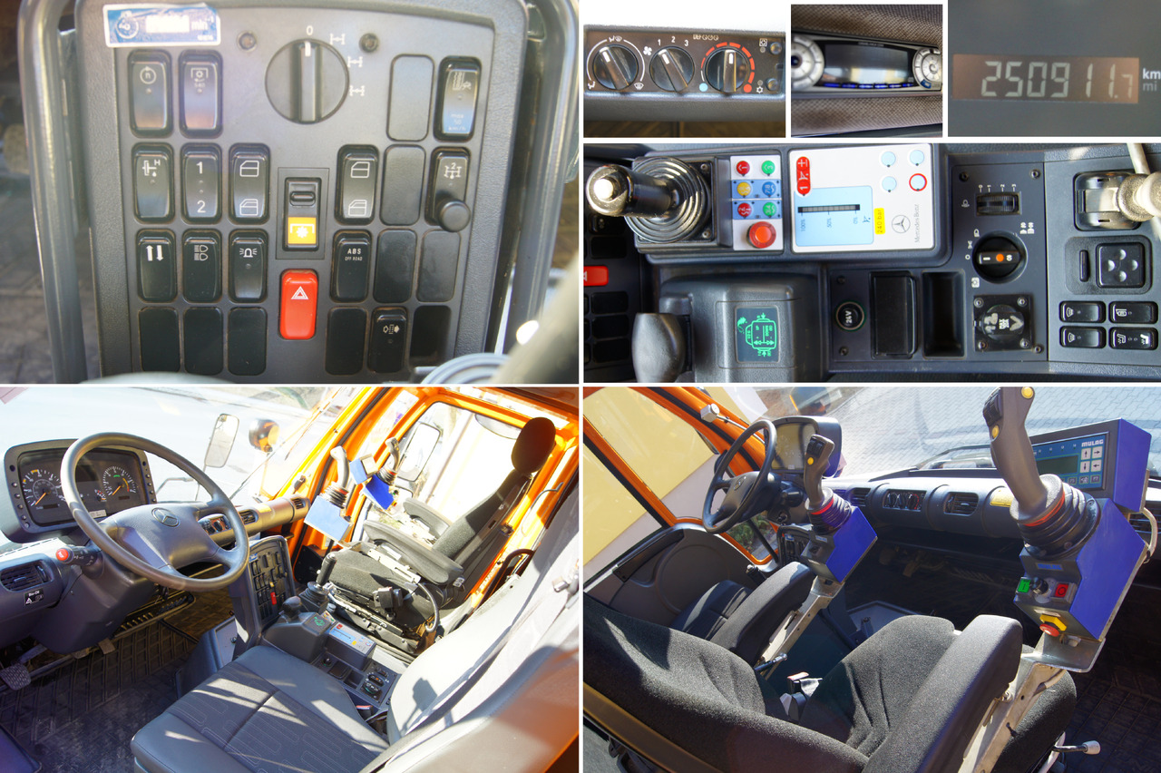 Atık toplama taşıt/ Özel amaçlı taşıt MERCEDES-BENZ Unimog U 400/Hydrostat/Mähtür +MULAG MHU 800: fotoğraf 12