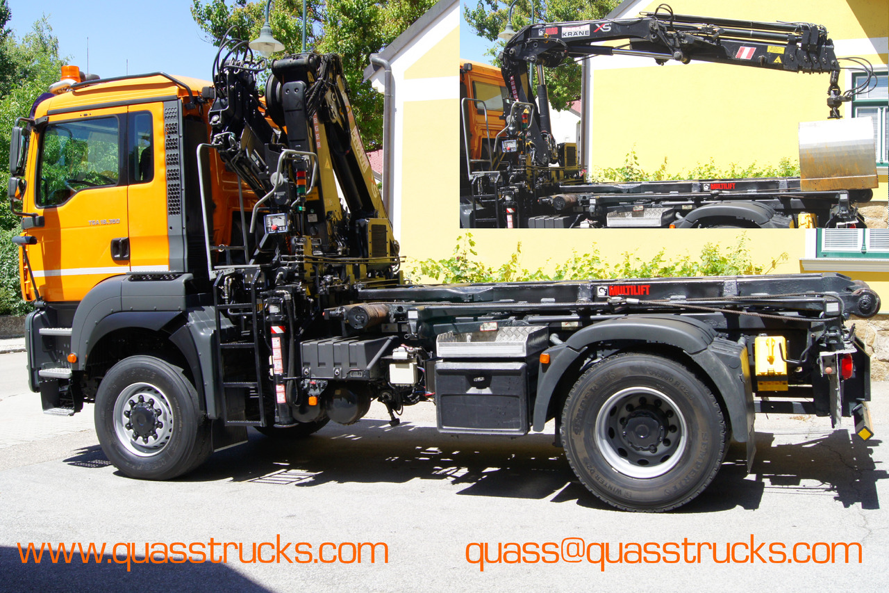 MAN TGA 18.360 BL 4x4/Euro 4/TÜV/HIAB 111 korbfähig/MULTILIFT/Winterdienst - Kancalı yükleyici kamyon, Vinçli kamyon: fotoğraf 3 MAN TGA 18.360 BL 4x4/Euro 4/TÜV/HIAB 111 korbfähig/MULTILIFT/Winterdienst - Kancalı yükleyici kamyon, Vinçli kamyon: fotoğraf 3