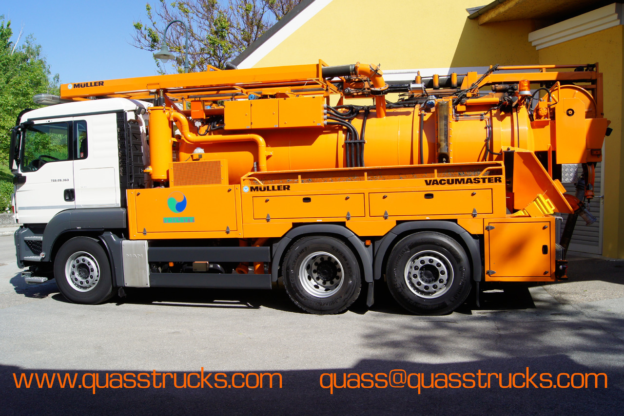 MAN TGS 28.360 BL 6x2-4/MÜLLER-KOMBI + Funk/TÜV/Euro5 - Vidanjör: fotoğraf 2 MAN TGS 28.360 BL 6x2-4/MÜLLER-KOMBI + Funk/TÜV/Euro5 - Vidanjör: fotoğraf 2
