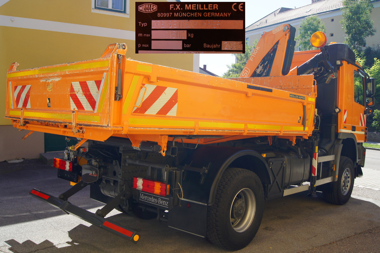 MERCEDES-BENZ ACTROS 1836 /4x4/TÜV/FASSI 110/MEILLER/Wechselsystem/Winterdienst - Vinçli kamyon: fotoğraf 4 MERCEDES-BENZ ACTROS 1836 /4x4/TÜV/FASSI 110/MEILLER/Wechselsystem/Winterdienst - Vinçli kamyon: fotoğraf 4