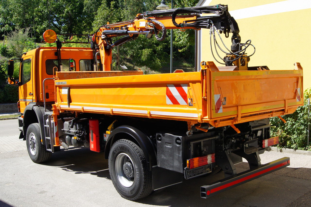 MERCEDES-BENZ AXOR 1829 4x4/EURO 5/ATLAS 65.2/MEILLER/Winterdienst - Damperli kamyon, Vinçli kamyon: fotoğraf 4 MERCEDES-BENZ AXOR 1829 4x4/EURO 5/ATLAS 65.2/MEILLER/Winterdienst - Damperli kamyon, Vinçli kamyon: fotoğraf 4