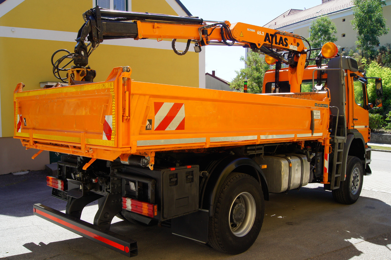 MERCEDES-BENZ AXOR 1829 4x4/EURO 5/ATLAS 65.2/MEILLER/Winterdienst - Damperli kamyon, Vinçli kamyon: fotoğraf 5 MERCEDES-BENZ AXOR 1829 4x4/EURO 5/ATLAS 65.2/MEILLER/Winterdienst - Damperli kamyon, Vinçli kamyon: fotoğraf 5