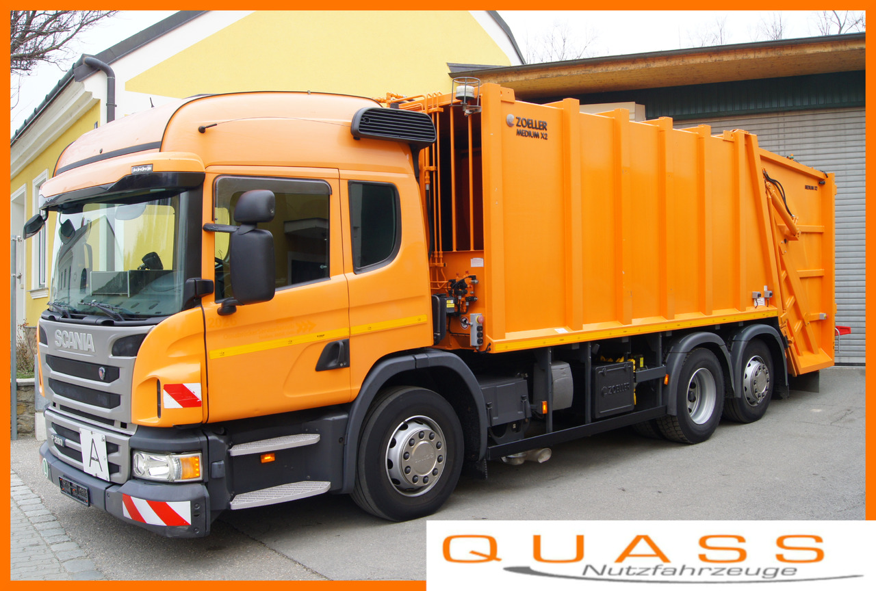 Scania P280 6x2-2/Euro6/ZOELLER MEDIUM X2 C21 Variopress - Çöp kamyonu: fotoğraf 1 Scania P280 6x2-2/Euro6/ZOELLER MEDIUM X2 C21 Variopress - Çöp kamyonu: fotoğraf 1
