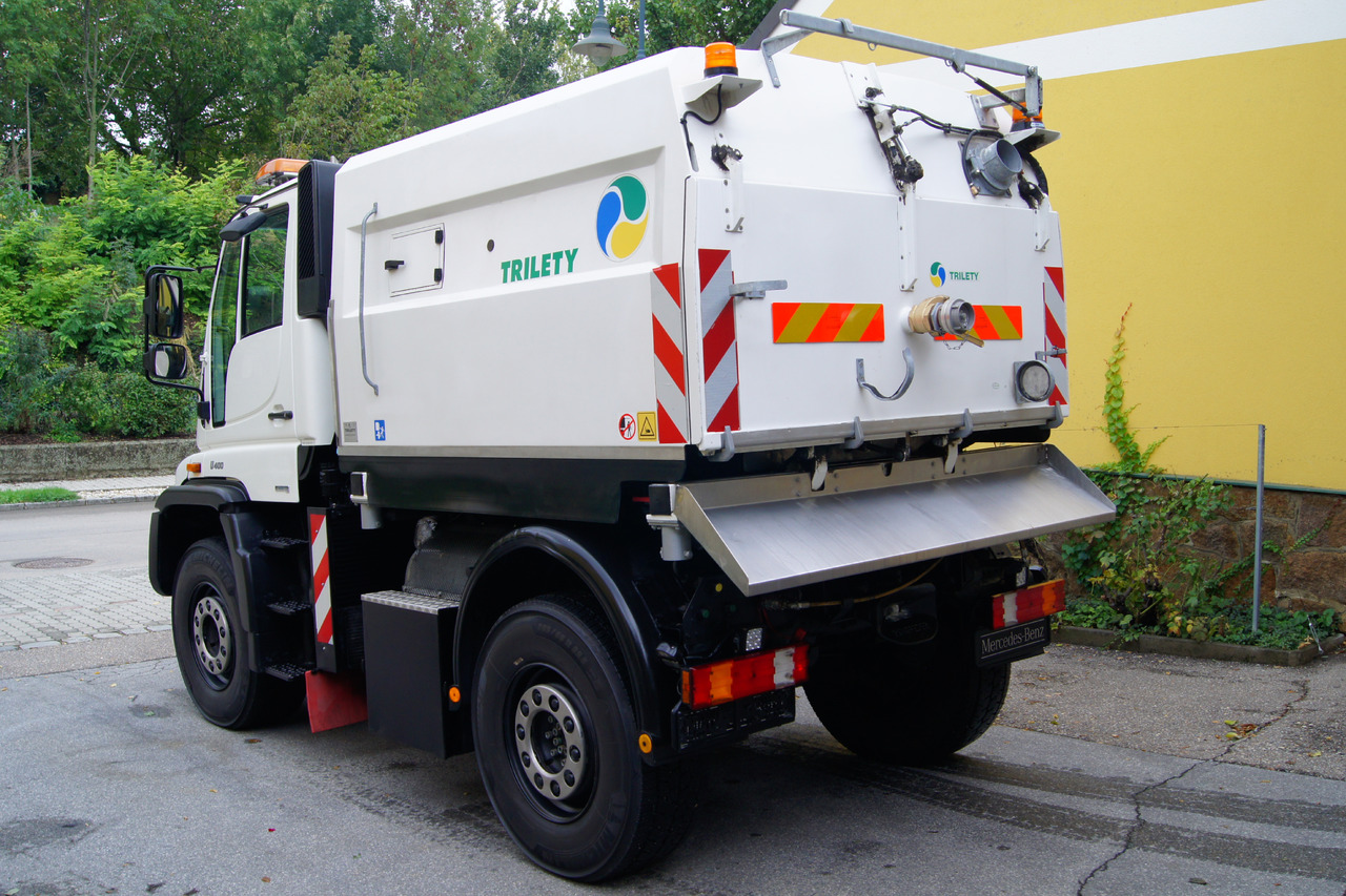 UNIMOG Unimog U400 + TRILETY Kehrmaschine/TÜV/EUR4/Leistungshydraulik - Yol süpürme aracı: fotoğraf 4 UNIMOG Unimog U400 + TRILETY Kehrmaschine/TÜV/EUR4/Leistungshydraulik - Yol süpürme aracı: fotoğraf 4