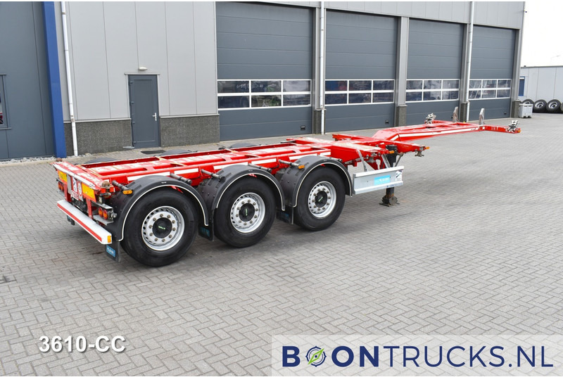 D-Tec FLEXITRAILER | 2x20-30-40-45ft HC * 2x LIFT AXLE * 2x EXTENDABLE * DISC BRAKES - Konteynır taşıyıcı/ Yedek karoser dorse: fotoğraf 1 D-Tec FLEXITRAILER | 2x20-30-40-45ft HC * 2x LIFT AXLE * 2x EXTENDABLE * DISC BRAKES - Konteynır taşıyıcı/ Yedek karoser dorse: fotoğraf 1