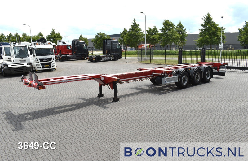 D-Tec FLEXITRAILER | 2x20-30-40-45ft HC * 2x LIFT AXLE * 2x EXTENDABLE * DISC BRAKES - Konteynır taşıyıcı/ Yedek karoser dorse: fotoğraf 5 D-Tec FLEXITRAILER | 2x20-30-40-45ft HC * 2x LIFT AXLE * 2x EXTENDABLE * DISC BRAKES - Konteynır taşıyıcı/ Yedek karoser dorse: fotoğraf 5